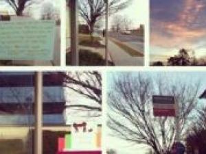 Versículos coránicos colocados en los sitios públicos en Washington