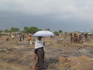 Myanmar monks and nationalists march to ban Rohingya