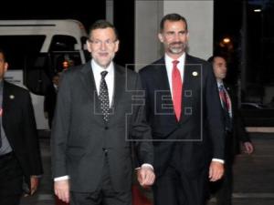 El Príncipe y Rajoy saldrán hoy hacia Johannesburgo
